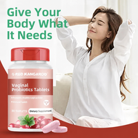 Comprimés de Probiotiques Vaginaux Marque Blanche pour Femmes – Santé Immunitaire, Mélange Prébiotique, Complément Alimentaire de Fibres Probiotiques