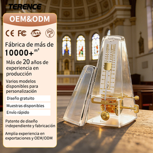 Metrónomo Mecánico de Piano Clásico Transparente TERENCE, Accesorio para Instrumentos Musicales para Guitarristas - Product Image 1