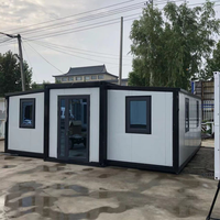Tiny House de Luxe 20FT Villa Conteneur Modulaire Extensible Portable Design Industriel Chambres Pliables Bureau Hôtel Extérieur 2
