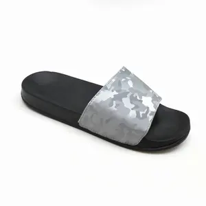 Sandálias masculinas, logotipo personalizado, respirável, na moda, preta, para homens e mulheres, chinelos de verão