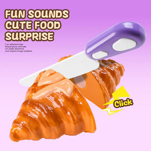 Ensemble de jouets de cuisine en plastique BGL pour faire semblant avec des découpes de pain et de restauration rapide pour les enfants de 2 à 7 ans, certifié sécurité - Product Image 5