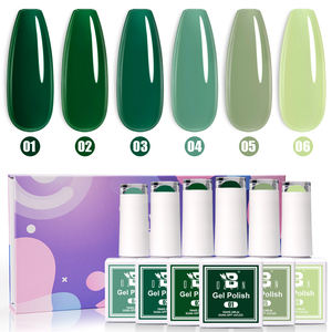 Vernis à <span class=keywords><strong>ongles</strong></span> en gel BOZLIN Green Series, marque privée, <span class=keywords><strong>semi</strong></span>-<span class=keywords><strong>permanent</strong></span>, couleur verte vegan, gel à <span class=keywords><strong>ongles</strong></span> à faire tremper, gel UV pour <span class=keywords><strong>ongles</strong></span> - Product Image 1