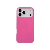 Étui de téléphone portable magnétique en silicone liquide couleur unie de luxe pour iPhone 17 Air 16 15 14 13 12 Pro Max avec microfibre