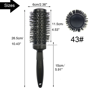 Thiết Kế Mới Salon Cuộn Tóc Bàn Chải Gốm Chống Tĩnh 75 Độ C Thay Đổi Màu Sắc Vòng Tóc Lược Cho Nhà Sử Dụng - Product Image 4