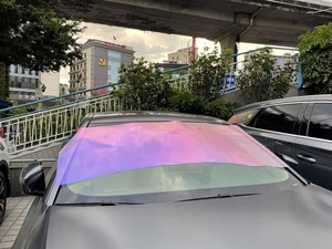 Phim cách nhiệt đổi màu cầu vồng cho ô tô, tầm nhìn HD bên trong, hiệu ứng màu sắc đẹp mắt cho trang trí kính chắn gió bên ngoài - Product Image 4