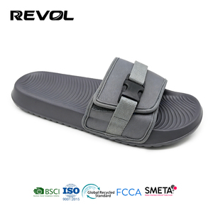 REVOL EVA – Sandales de sport pour hommes, légères, antidérapantes, à bout ouvert, avec boucle en PU, en mousse EVA, personnalisables, pour l'été et la plage - Product Image 1