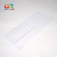 Boîte en carton pliable écologique avec fermeture magnétique, matériaux recyclés, design imperméable - Emballage de luxe portable pour cadeau
