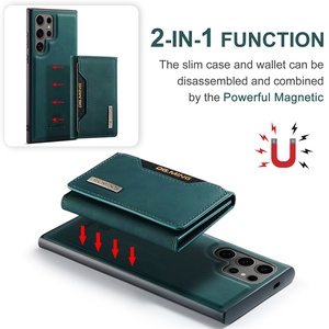 Étui de téléphone en cuir magnétique de luxe avec porte-cartes, étui portefeuille détachable 2 en 1 pour Samsung S26 S25 S24 S23 S22 Ultra A37 A56 - Product Image 2