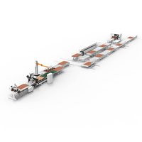Ligne de production entièrement automatique de meubles en bois pour la fabrication de portes d'armoires en usine
