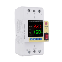 Régulateur de tension automatique 80-150A monophasé CA 1 KVA, tension réglable, protection contre les surtensions, sous-tensions et surcharges, protection contre la surchauffe