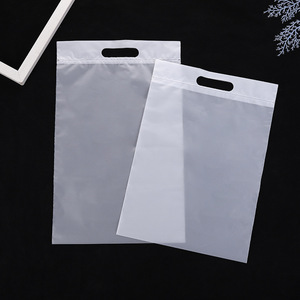 Luxury Large Transparent Poly Coat Suit T-Shirt Zipper <b>Bags</b> Handle for Clothes Packaging Display - Product Image 4