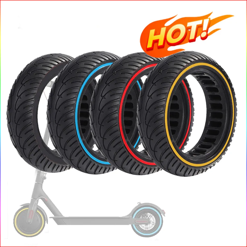 EU Stock Solid Rubber Tire 8 1/2x2 solid tire 8.5inch and 10Inch Scooter Tyre For Electric Scooter Xiaomi Mijia M365