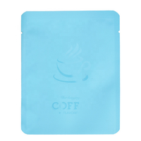 Sachet de café filtre personnalisé imprimé en gravure 10x12,5 cm, forme oreille suspendue, en aluminium pour emballage alimentaire de café