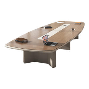 Mesa de Conferencia Saint-Lee, Mesa de Reuniones Rectangular Grande para Oficina, Venta Directa de Fábrica, Estable - Product Image 5