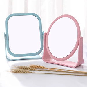 Miroir de maquillage rotatif double face, idéal pour Instagram, pour dortoirs, miroir de princesse de bureau pour étudiants, miroir de maquillage portable. - Product Image 1