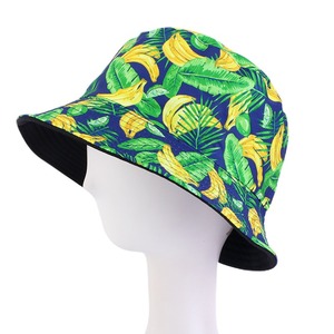 Sombrero de cubo de lona de dibujos animados Reversible de alta calidad para Unisex Four Seasons Color personalizado 3D bordado sublimación todo el logotipo impreso - Product Image 5