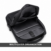 Sac à dos unisexe léger pour ordinateur portable, idéal pour les voyages, l'université, l'école, 20-39L, imperméable, en polyester Oxford, avec fermeture éclair et port USB