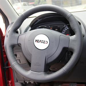 Housse de <span class=keywords><strong>volant</strong></span> sport en cuir pour Nissan <span class=keywords><strong>Qashqai</strong></span> X-Trail NV200 Serena Rogue Sentra 2007-2013 4 branches sur mesure - Product Image 5
