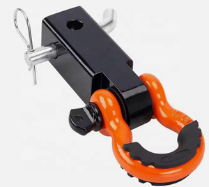 2-Zoll-Anhängerkupplungsstiftempfänger D-Ring Schäkel Hochleistungs-Massiv 3/4 ''Schäkel halterung LKW-Abschlepp zubehör Anhänger kupplungs empfänger - Product Image 1