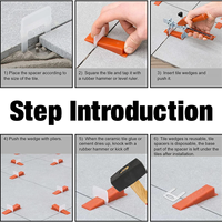Système de nivellement de carreaux à prix avantageux, clips réutilisables pour accessoires de carrelage, cales de nivellement de carreaux, espaceur de nivellement de carreaux, pince