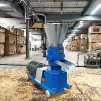 Nueva Máquina de Pellets de Metal Diésel, Multi-Tamaño de Pellets, para Producción de Alimento para Pollos, Cerdos y Ganado, Producción Estable, Fácil Operación, 80-150kg/h