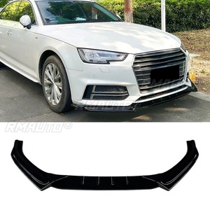 For Audi A4 B9 <b>Sline</b> 2017-2019 Car Front Bumper Lip Splitter Diffuser Body Kit Bumper Guard Protector Cover Car Accessories - Product Image 2