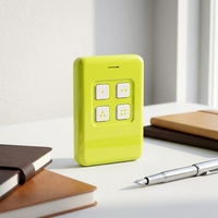 Télécommande universelle à code fixe, 4 boutons, 433,92 MHz, étanche, en plastique, pour volet roulant, porte de garage