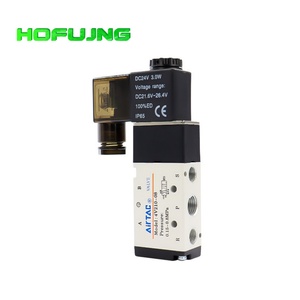 Válvula Solenoide, Accesorios Neumáticos, Válvula Direccional para Cilindro 4v110-06 4v210-08 4v310-10 4v410-15, Válvula Airtac - Product Image 3