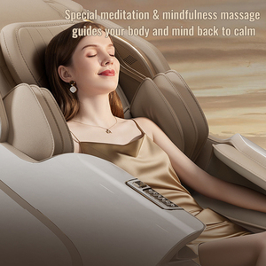 Yüksek Kaliteli Lüks Sıfır Yerçekimi Elektrikli PU Deri Taşınabilir Tam Vücut 3D Masaj Koltuğu Dokunmatik Ekranlı - Product Image 3