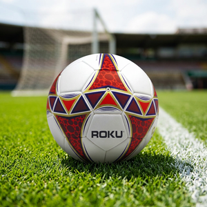 Balón de Fútbol Personalizable de Alta Calidad y Durabilidad OEM ODM, Material de PU y Cuero, para Entrenamiento de Adultos, con Logotipo Impreso - Product Image 2