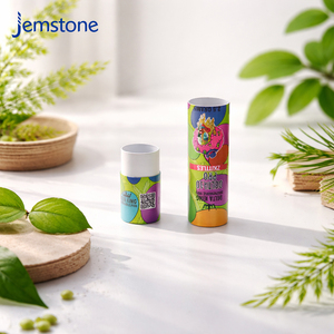 Customized Eco-Friendly Smoking Accessories Kraft Cardboard Tube <b>Box</b> <b>Rolled</b> Edge Paper Tube Essential Oil Cylinder Packaging - Product Image 2