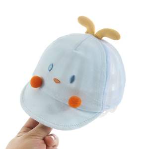 Sombrero de sol fino de verano para recién nacido, estilo de personaje informal, gorra de protección <span class=keywords><strong>solar</strong></span> para bebé para primavera y verano - Product Image 4