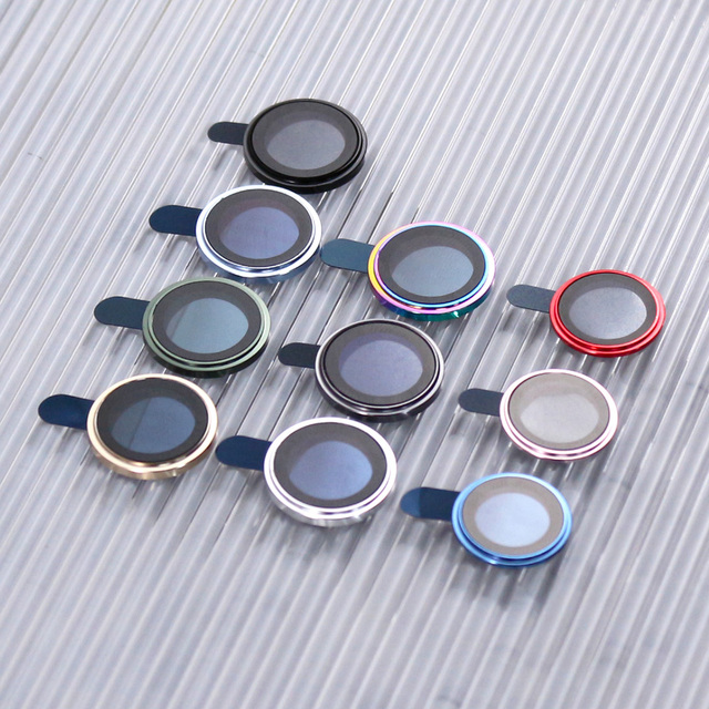 Anti-scratch Luminous Camera Lens Protector for iphone 11 12 13 Phone Tempered Glass for Iphone 13 Colorful Protective Film