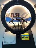 45cm/18 pouces Led Ring Fill Light Lamp Profissional avec trépied Studio Dimmable Ringlight avec support ont un support pour téléphone