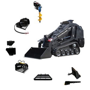 La Chine Cougars usine nouvelle conception Skid Steer moteur diesel CG827 Mini Skid Steer chargeur niveleuse accessoire prix bon marché - Product Image 1