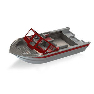 Nuevo Bote a Motor de Aluminio para 2 Personas, con Casco en Forma de V, Totalmente Soldado, con Motor Potente para Pescar en Lagos y Ríos - Product Image 6
