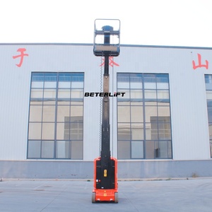 Plateforme élévatrice à bras articulé de 3 m, <span class=keywords><strong>chariot</strong></span> <span class=keywords><strong>élévateur</strong></span> hydraulique électrique, mât <span class=keywords><strong>télescopique</strong></span> vertical pour utilisation en intérieur - Product Image 2