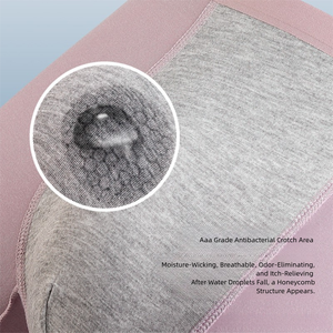 Ropa Interior Masculina Modal <span class=keywords><strong>de</strong></span> los Años 60, Sin Costuras, Transpirable, Antibacteriana, <span class=keywords><strong>de</strong></span> Color Sólido, Ajuste Holgado, Cada Paquete Individual - Product Image 3