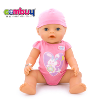 Ensemble de jouets pour poupées de bébé : combinaison de 18 pouces, chapeau, sucette, tissu