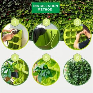 Macetas y Jardineras de Plástico para Decoración de Paredes Exteriores, Recipientes para Plantas de <span class=keywords><strong>Exterior</strong></span> para Decoración de Paredes de Jardín 325 # - Product Image 4