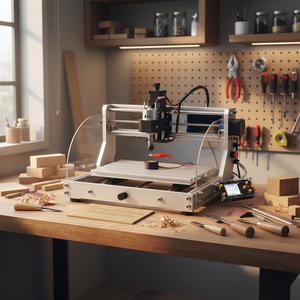 Petite fraiseuse CNC de bureau 3018PLUS version 2.0 3018PRO MAX avec broche de 775W pour la découpe du bois - Product Image 1