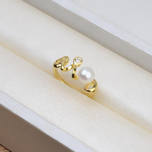 Wenchi S925 Silver Fine Jewelry <b>Set</b> for Female Love Ring Pendant <b>Pearl</b> Chain DIY Accessories Semi Finished Inlaid Beads Model - Product Image 3