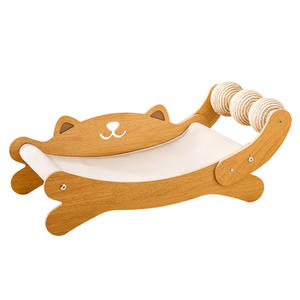 Poteau <span class=keywords><strong>à</strong></span> gratter <span class=keywords><strong>hamac</strong></span> lounge et perchoir en bois Base stable sans pointe Tampon <span class=keywords><strong>à</strong></span> gratter durable Lit <span class=keywords><strong>à</strong></span> gratter <span class=keywords><strong>pour</strong></span> <span class=keywords><strong>chat</strong></span> 3-en-1 <span class=keywords><strong>pour</strong></span> chats d'intérieur - Product Image 1