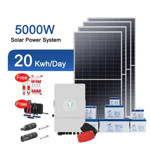 सौर ऊर्जा प्रणाली घर 30KW 12KW 10KW 8KW 5KW हाइब्रिड सौर पैनल ऊर्जा प्रणाली 10KW घर में इस्तेमाल के लिए