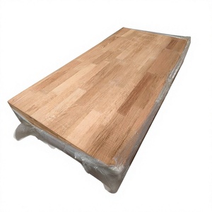 Plateaux de table à manger en chêne rouge nord-appalpanais écologique, assemblés par joint de doigt, de fabrication américaine - Product Image 2