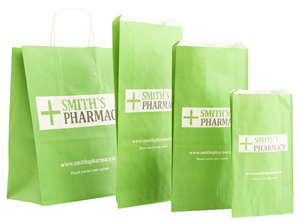 Sac d'emballage blanc recyclable imprimé de logo personnalisé sacs <span class=keywords><strong>en</strong></span> papier kraft d'emballage de médecine de pilule de prescription d'hôpital sacs <span class=keywords><strong>en</strong></span> papier médicaux de <span class=keywords><strong>pharmacie</strong></span> au détail - Product Image 3