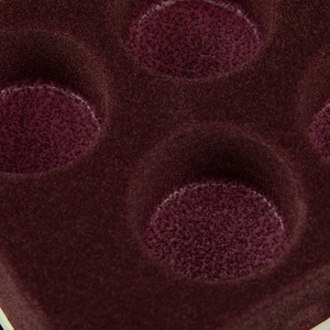 Tùy Chỉnh Có Thể Tái Chế PVC Đổ Xô Khay Vỉ Với PS Đổ Xô Lót Bên Trong Màu Vàng Cơ Sở Vỏ Màu Đỏ Cho Son Môi Mắt Kem Blush Sử Dụng - Product Image 4