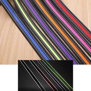 Nastro Riflettente Nero Spesso e Resistente da 1'' 2cm in Poliestere Nylon PP per Realizzare Collari per Animali Domestici e Guinzagli per Cani - Product Image 2