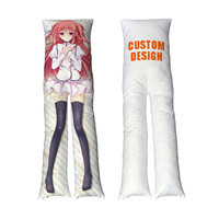 Oreiller corporel carré personnalisé à jambes séparées, motif personnage de dessin animé, pour 180x60cm (71x24in), pour la maison, marchandise d'anime, fabricant OEM