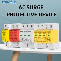 Parafoudre AC 1P 2P 3P 4P 60KA 385V pour usage domestique, dispositif de protection contre les surtensions basse tension